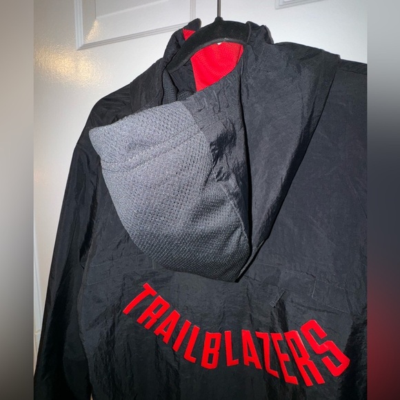 NWT Nike NBA Portland Trailblazers Windbreaker Zip Up Jacket XL - Picture 4 of 13